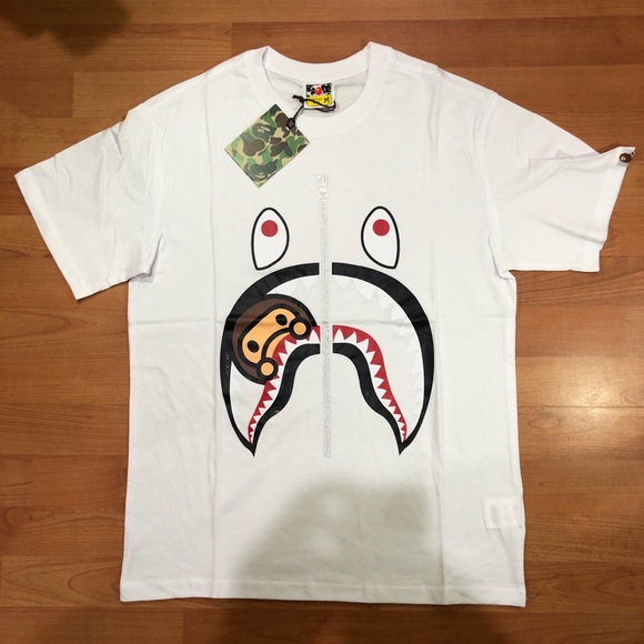 Bape Other - Bape Milo Shark Face tee a bathing ape